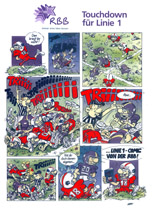 Touchdown f�r die Linie 1